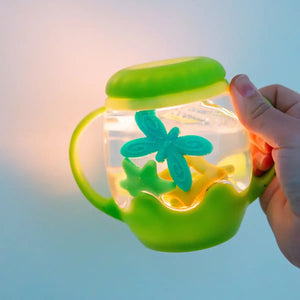 Mini-Sinnesglas zum Befüllen mit Wasser – grün