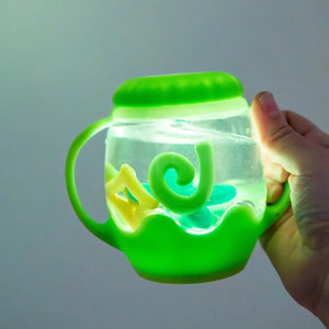 Mini-Sinnesglas zum Befüllen mit Wasser – grün