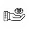 Hand-Auge