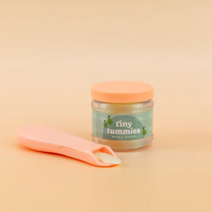 Magisches Glas von Tiny Tummies mit Löffel zum Füttern von Puppen – Apfel