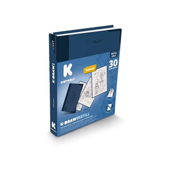 Nachfüllkarten – Kidydraw Pad – Galaxie (30 Stück, ab 10 Jahren)