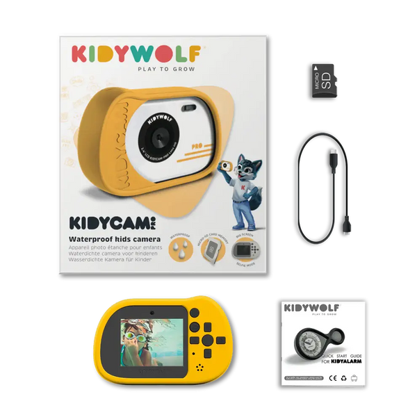 Wasserdichte Kinderkamera – Gelb