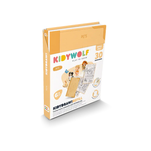 Nachfüllkarten – Kidydraw Pad – Haustiere (30 Stück, ab 6 Jahren)