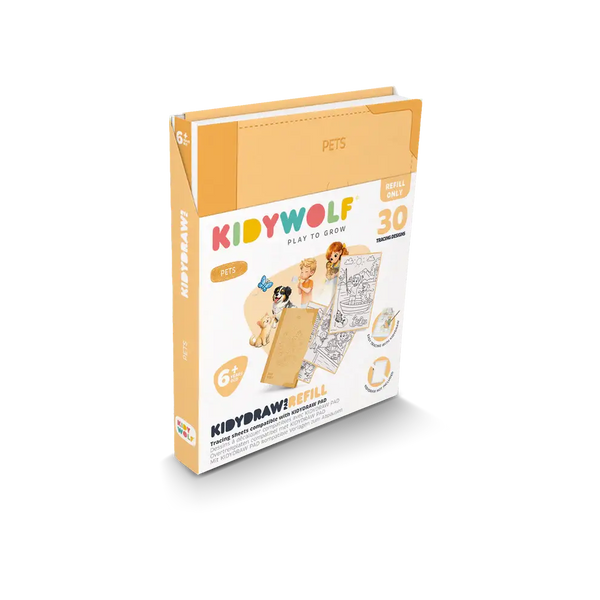 Nachfüllkarten – Kidydraw Pad – Haustiere (30 Stück, ab 6 Jahren)