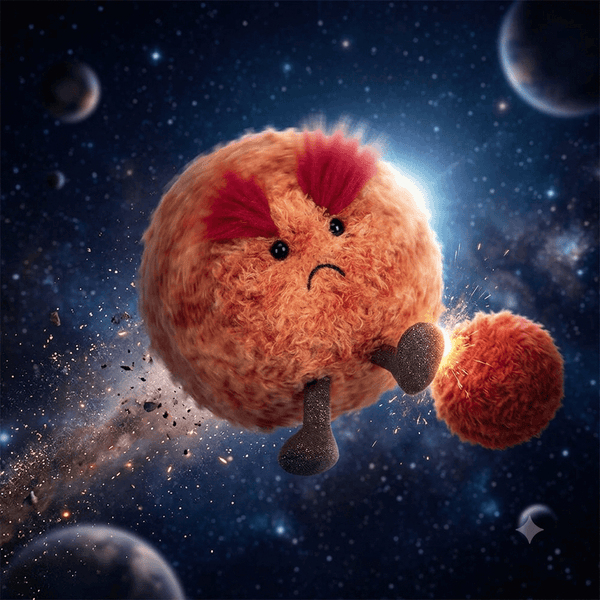 Kuscheltier Lustiger Planet Mars (16 cm)