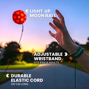 Moonshine Bounceback – Leuchtender Sprungball mit LED-Effekt