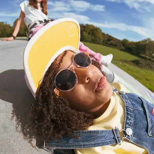 Flexible polarisierte Kindersonnenbrille Pop 4-7 J. -  Nude Sun