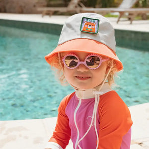 Flexible Kindersonnenbrille Fleur 2-4 J. - Verbena