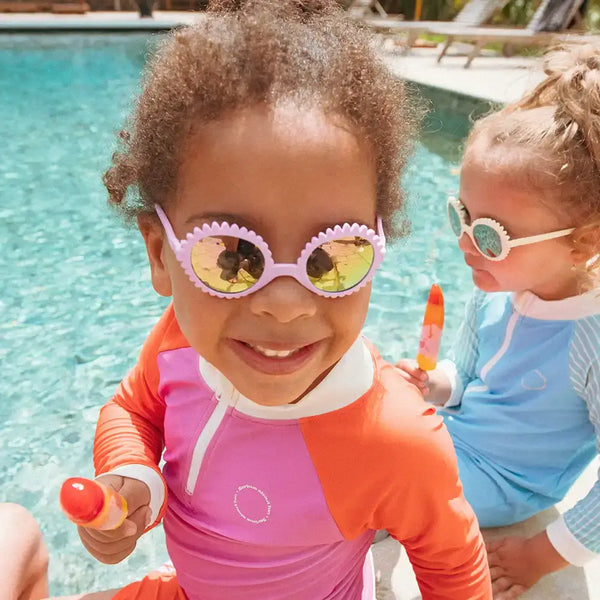 Flexible Kindersonnenbrille Fleur 2-4 J. - Verbena