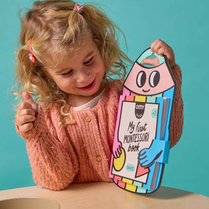 Montessori-Malbuch mit Aufklebern – Figuren und Formen