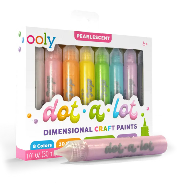 Perlglanz-Punktfarben Dot-A-Lot, 8 Stück