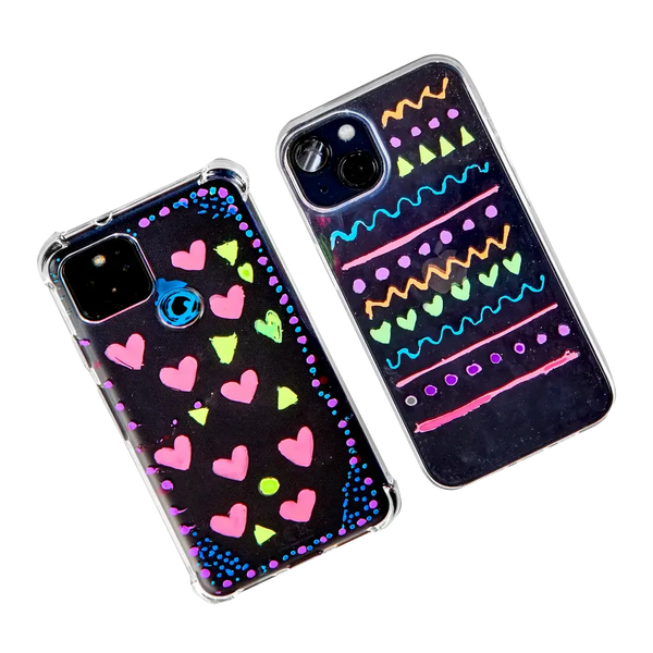 Glitzernde 3D-Gelstifte zum Verzieren von Glas und Kunststoff – Jelly Gloss, 6 Stück