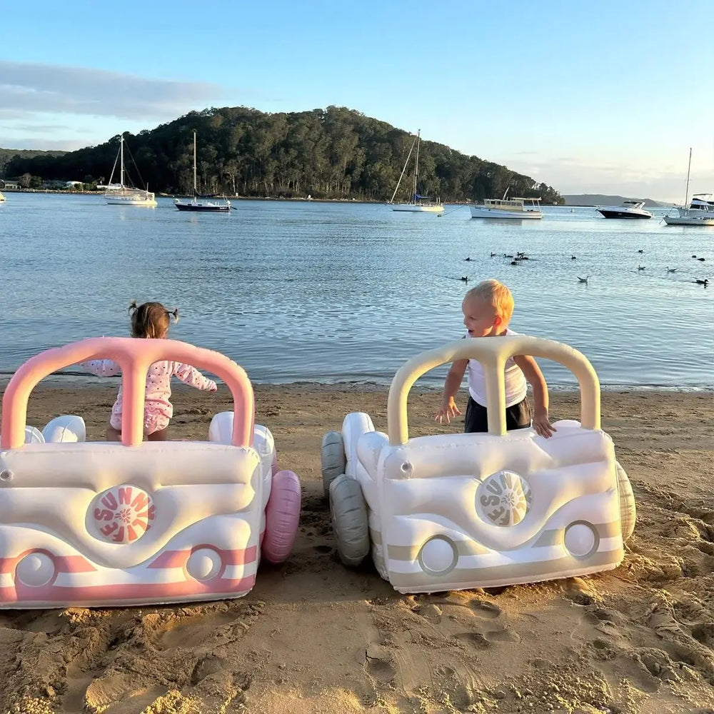 Aufblasbares Kinderbett – Summer Van Sand