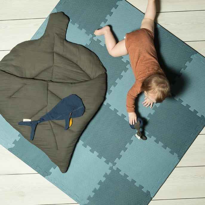 Schaumstoffmatte 100x100cm – Blau - tablude.com