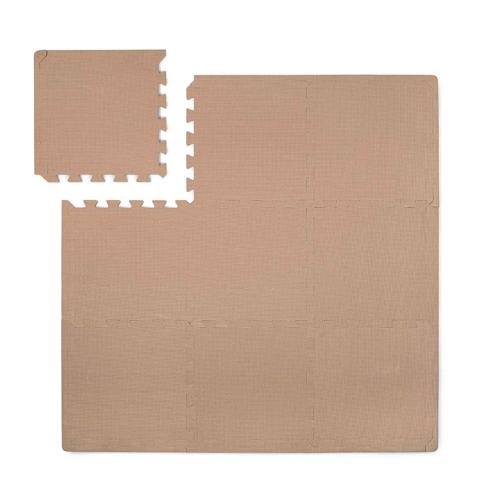 Schaumstoffmatte 100x100cm – Hellbraun - tablude.com
