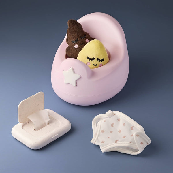 Puppen-Töpfchen - Töpfchen-Set mit Zubehör, Rosa