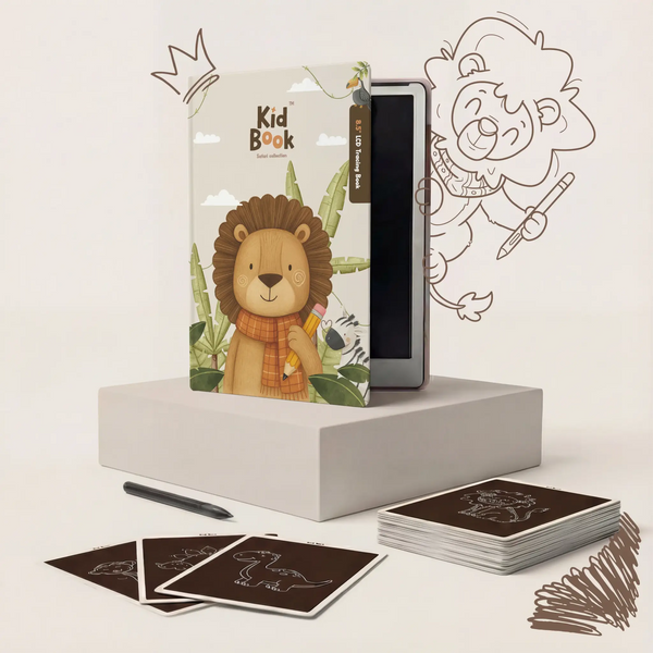 Grafiktablett mit Arbeitsblättern zum Zeichnen KidBook – Safari