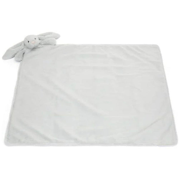 Weiche Jellycat Kuscheldecke mit Hasen, ideal für Kinder zum Kuscheln und Entspannen.