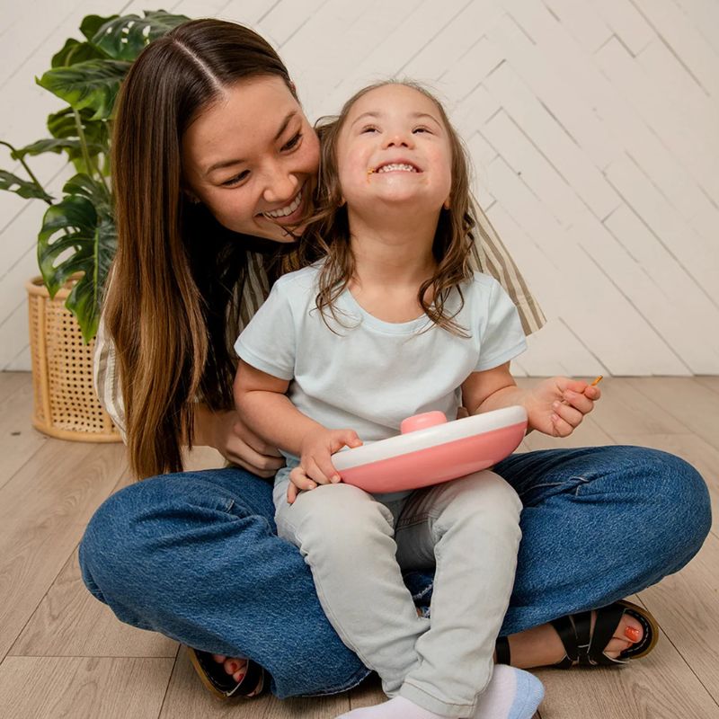 Großer Snackbehälter Snack Spinner – Coral Pink