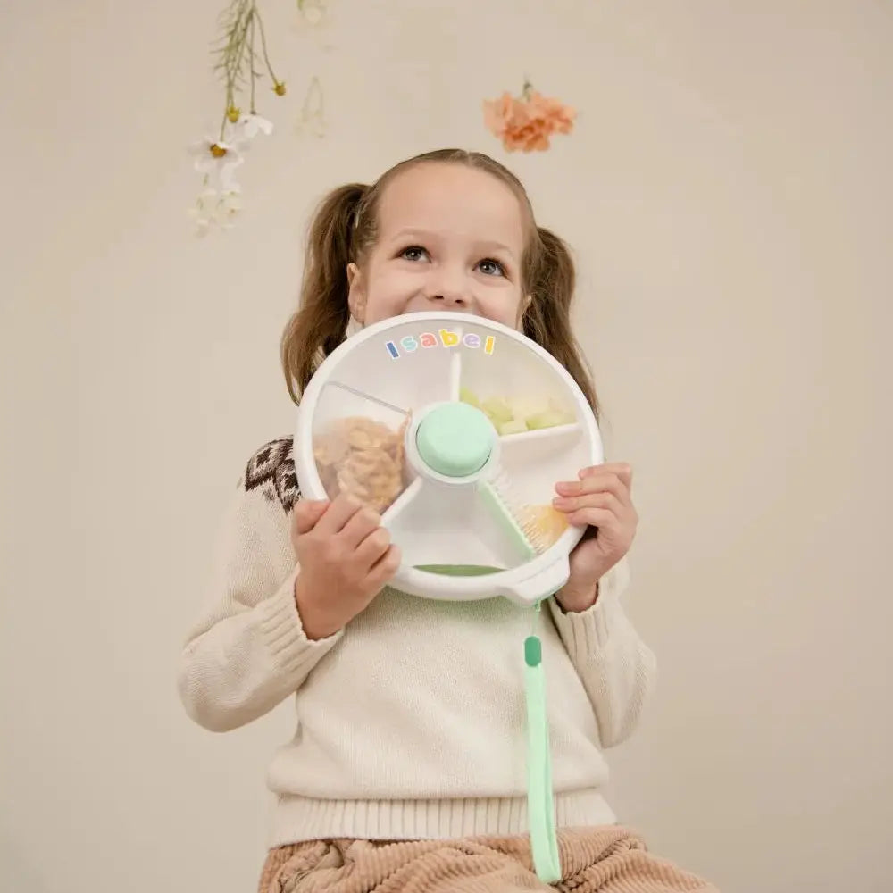 Großer Snackbehälter Snack Spinner- Mint Green