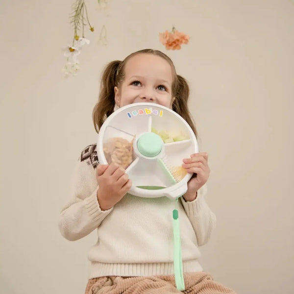 Großer Snackbehälter Snack Spinner- Mint Green