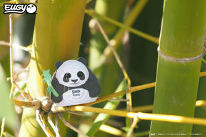 Eugy 3D Öko-Puzzle Panda auf Bambusstangen mit umweltfreundlichem Design