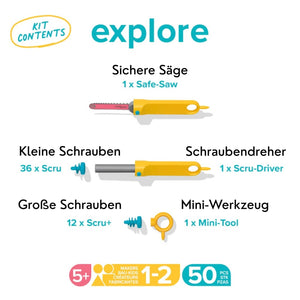 Werkzeugsatz für DIY-Konstruktionen – Explore
