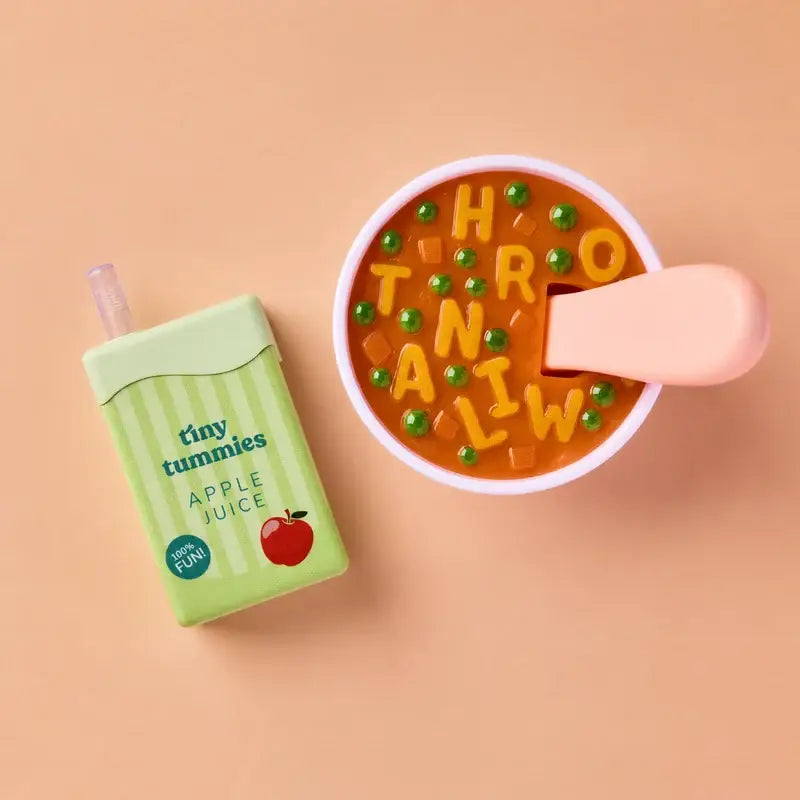Tiny Harlow Puppenzubehör - Magisches Lunch-Set Buchstabensuppe und Saft - Produktbild