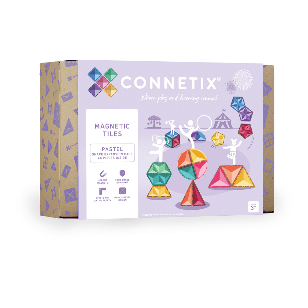 Magnetbausteine – Pastell Shape Expansion Pack 48 Teile