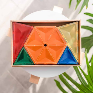 Magnetbausteine – Rainbow Geometry Pack 30 Teile