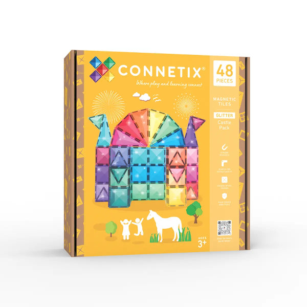 Magnetklötze – Glitter Castle Pack 48 Teile