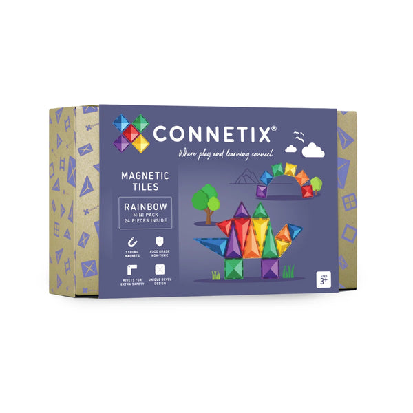 Magnetbausteine – Regenbogen-Mini-Set 24 Teile