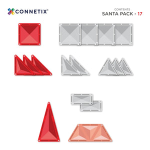 Magnetbausteine - Christmas Santa Pack, 17 Teile (ab 3 Jahren)