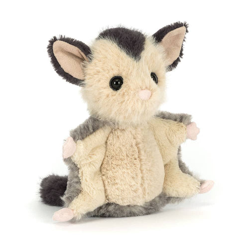 Jellycat Fledermaus Lolly Kuscheltier mit weichem Fell für Kinder zum Spielen und Schmusen