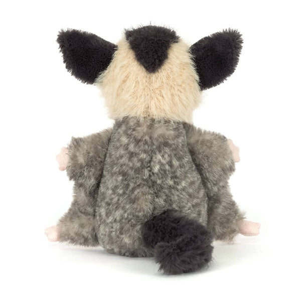 Rückansicht der Jellycat Fledermaus Lolly, kuschelig und weich für Kinder zum Spielen und Schmusen.