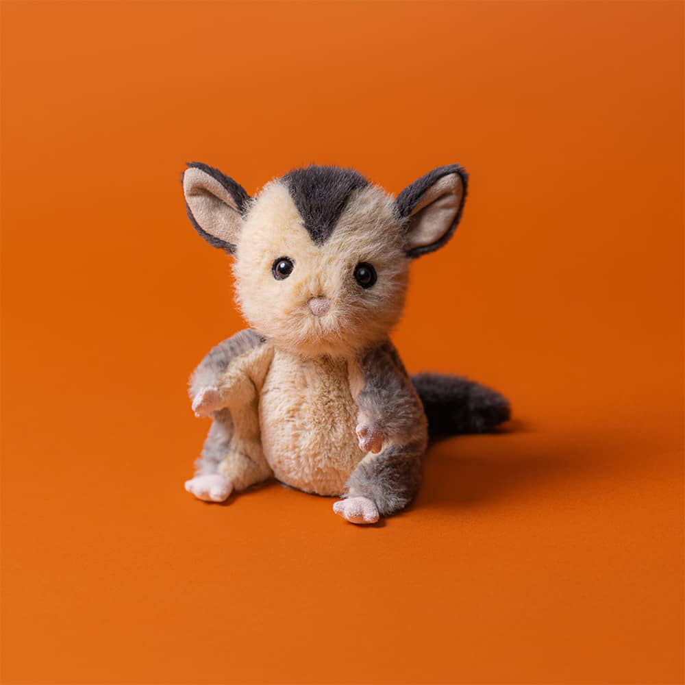 Jellycat Fledermaus Lolly Kuscheltier mit weichem Fell für Kinder zum Spielen und Schmusen