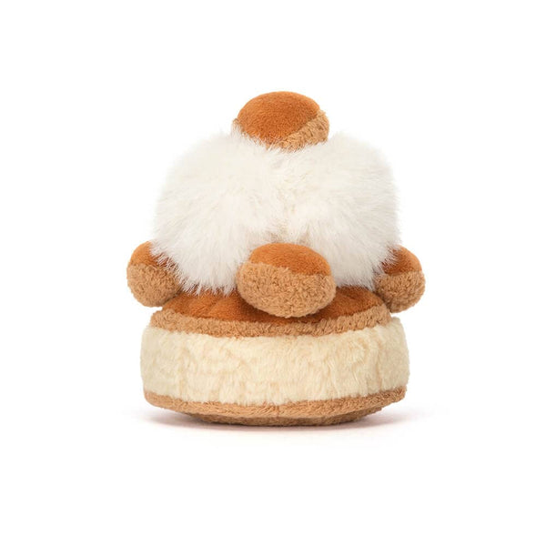 Jellycat Plüsch-Dessert in braun und beige mit flauschiger Oberseite für Kinder zum Spielen