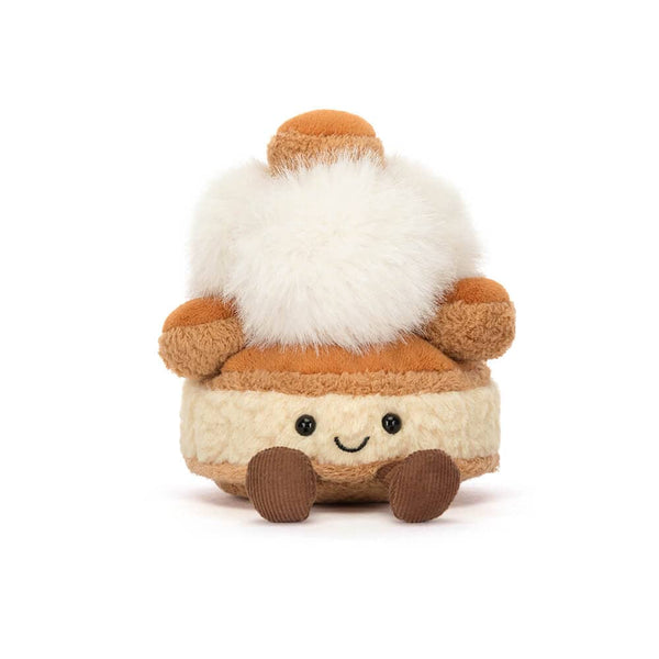 Jellycat Plüsch-Dessert mit einem freundlichen Gesicht und weichem Material für Kuschelfans