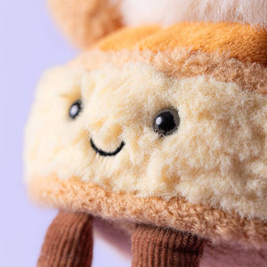 Jellycat Plüsch-Dessert mit fröhlichem Gesicht und weichem, kuscheligem Material