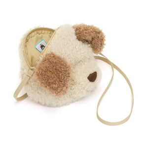Jellycat Umhängetasche in Form eines süßen Hundekopfes aus weichem Material für Kinder