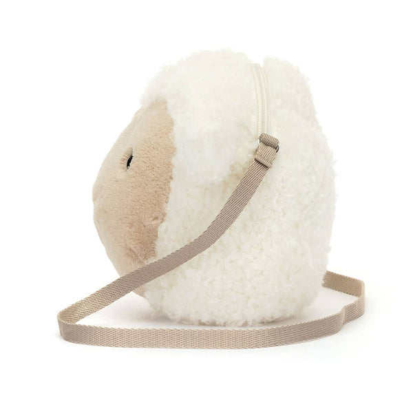 Süße Jellycat Umhängetasche in Schaf-Design mit praktischem Reißverschluss