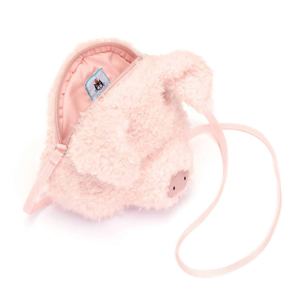 Jellycat Umhängetasche in Form eines rosa Schweins mit weichem, plüschigem Material