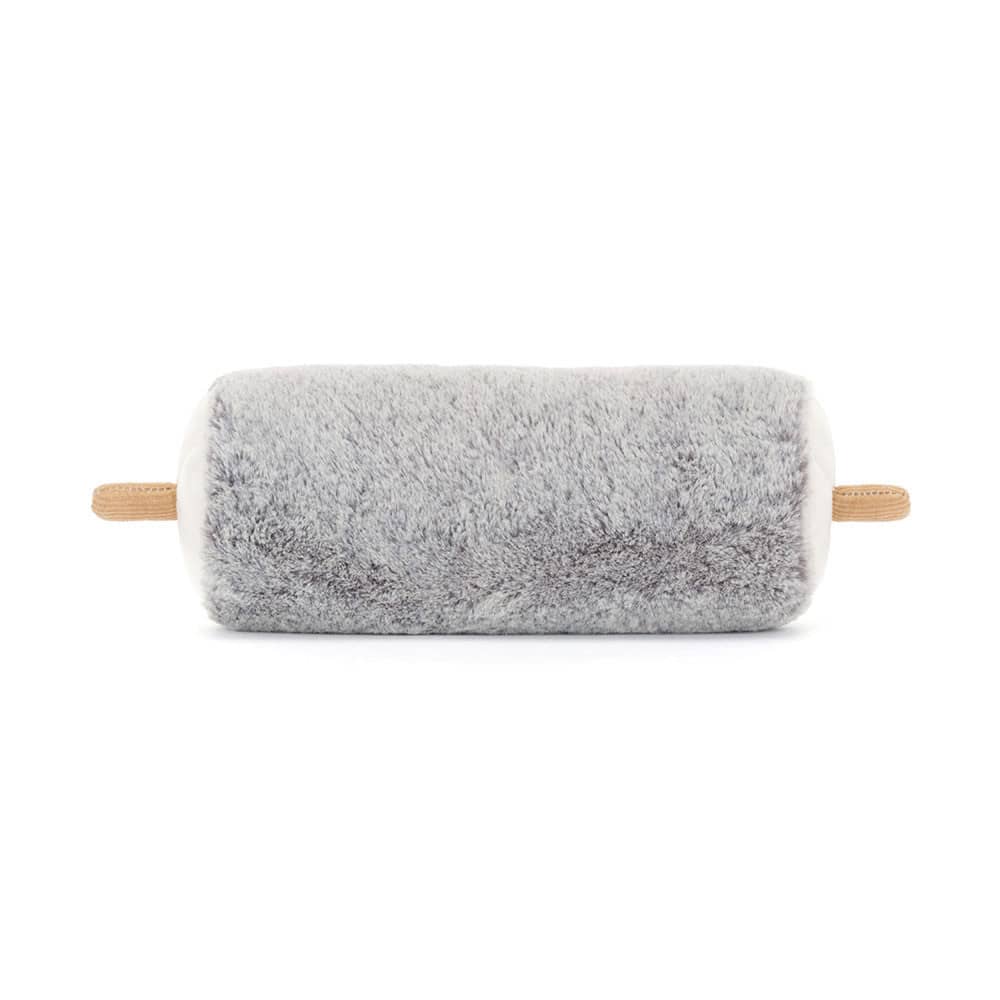 Jellycat Ziegenkäse Kuscheltier in grauer Farbe mit freundlichem Gesicht und niedlichen Beinen