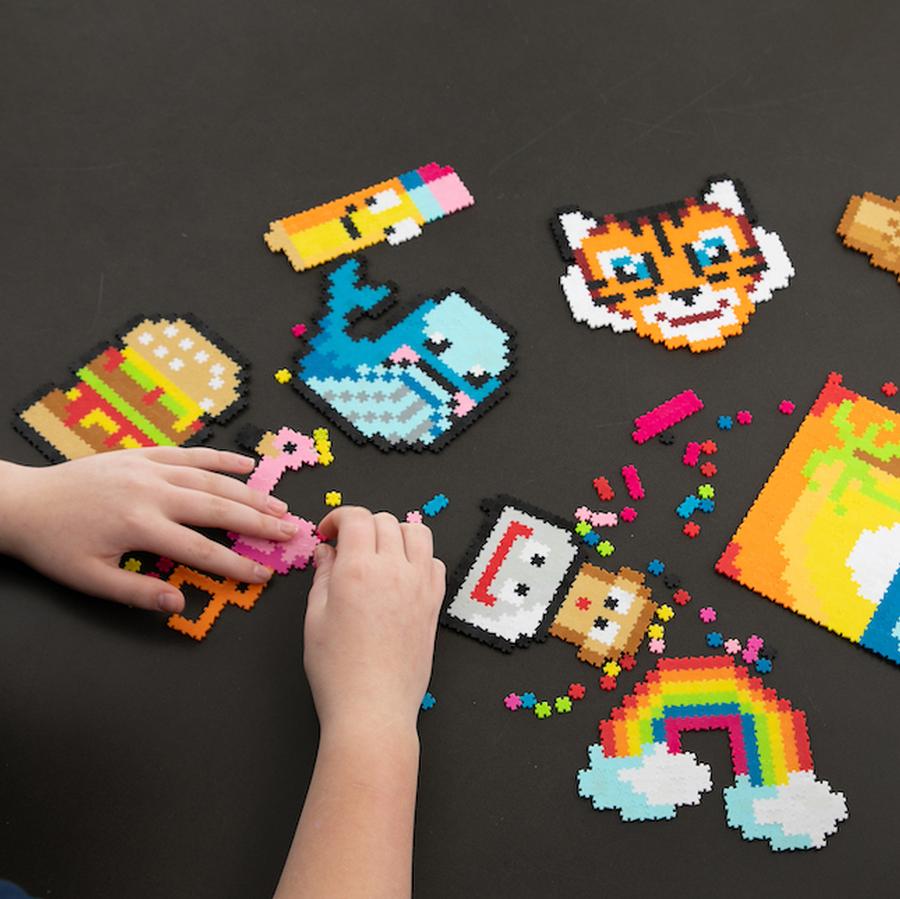 Jixelz Puzzleset kaufen mit 3000 Teilen und bunten Perlen für kreatives Basteln und Spaß