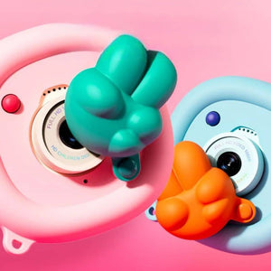 Mideer Kinderkamera rosa mit tierischem Design und benutzerfreundlicher Bedienung für kleine Fotografen