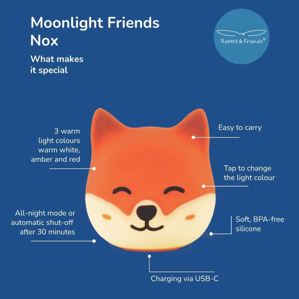 Nachtlicht stehend - Moonlight Friends Fuchs Nox (ab 3 Jahren)