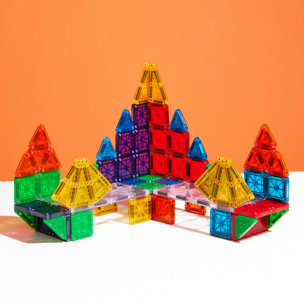 MAGNA-TILES microMAGS Magnetbausteine Set 70 Teile für kreative Bauprojekte und Spielspaß