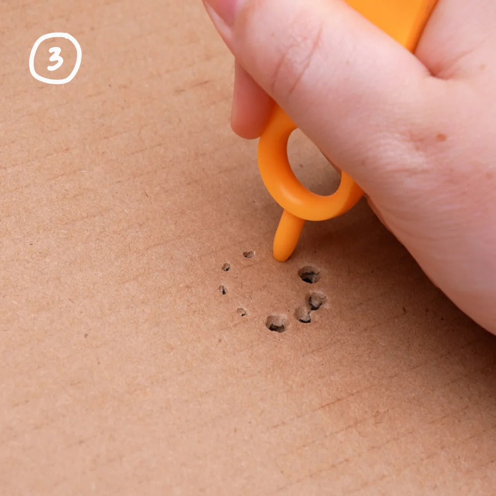 Makedo Roto-Ring Spin-Hinge Set Kinder mit 16 Teilen für kreatives Basteln und Konstruktionen