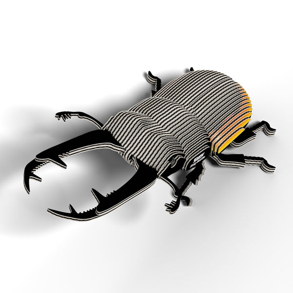 Öko Puzzle 3D Hirschkäfer von Eugy mit umweltfreundlichem Design und kreativen Bauelementen