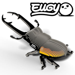 Öko Puzzle 3D Hirschkäfer von Eugy mit einem kreativen Design aus recycelbarem Material